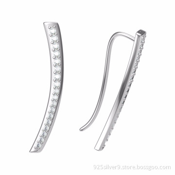 Wholesale Customized 925 sterling silver ear Climber & Crawler